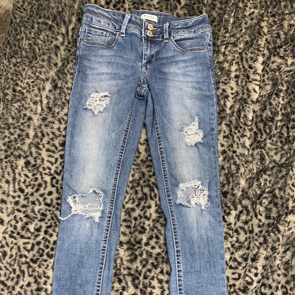 5/$25!!! Mudd Girls distressed jeans